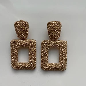 Zara örhängen  - Stora örhängen från Zara. Aldrig använda. Köpta för 200kr. Frakt tillkommer. 