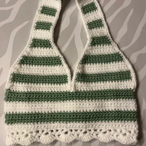 Virkad topp - ❗️Kundbeställning❗️ Virkad topp med justerbar snörning i ryggen, kan göras i andra färger💖