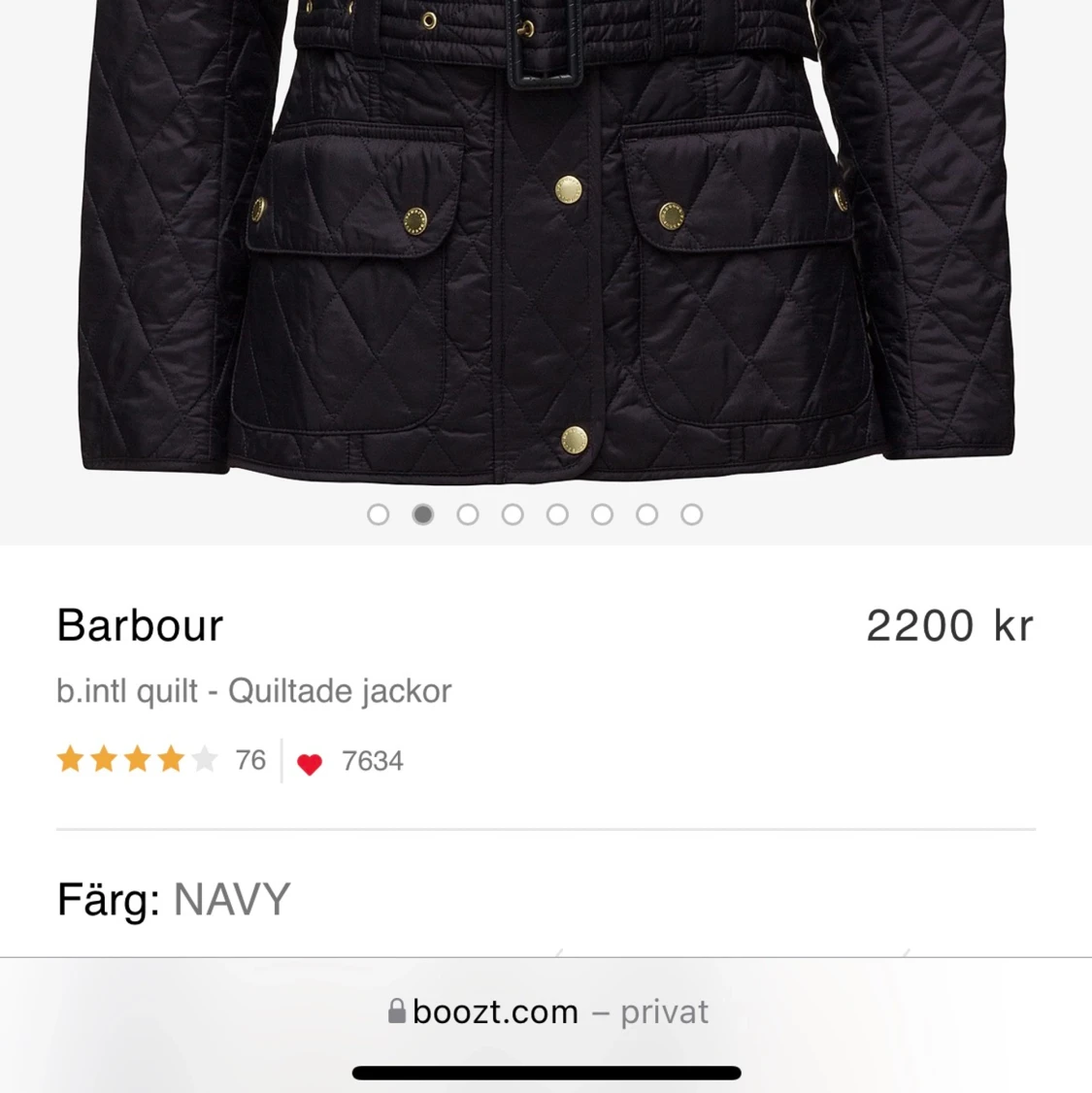 Barbour jacka  - 91
