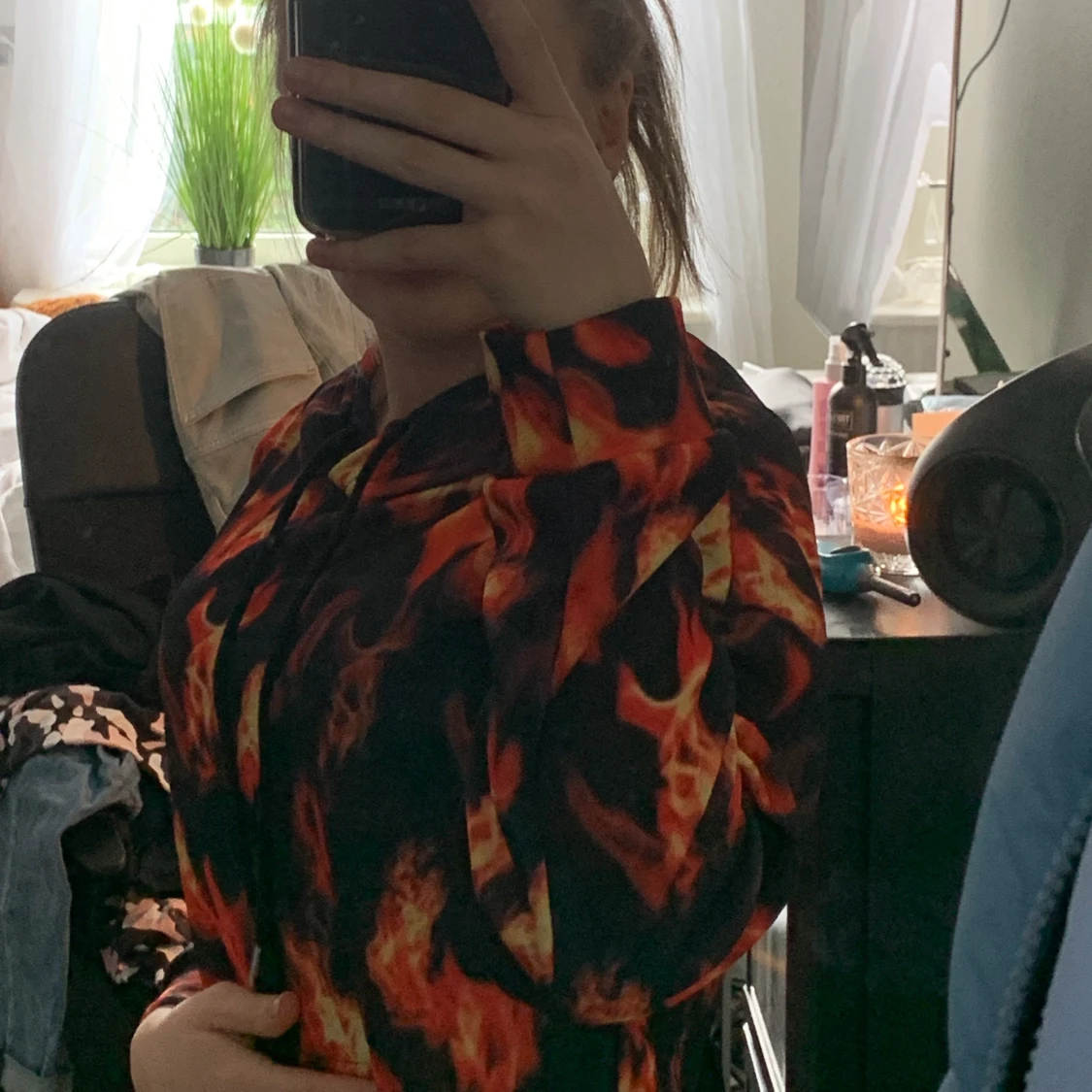 Flammig magtröja - 90