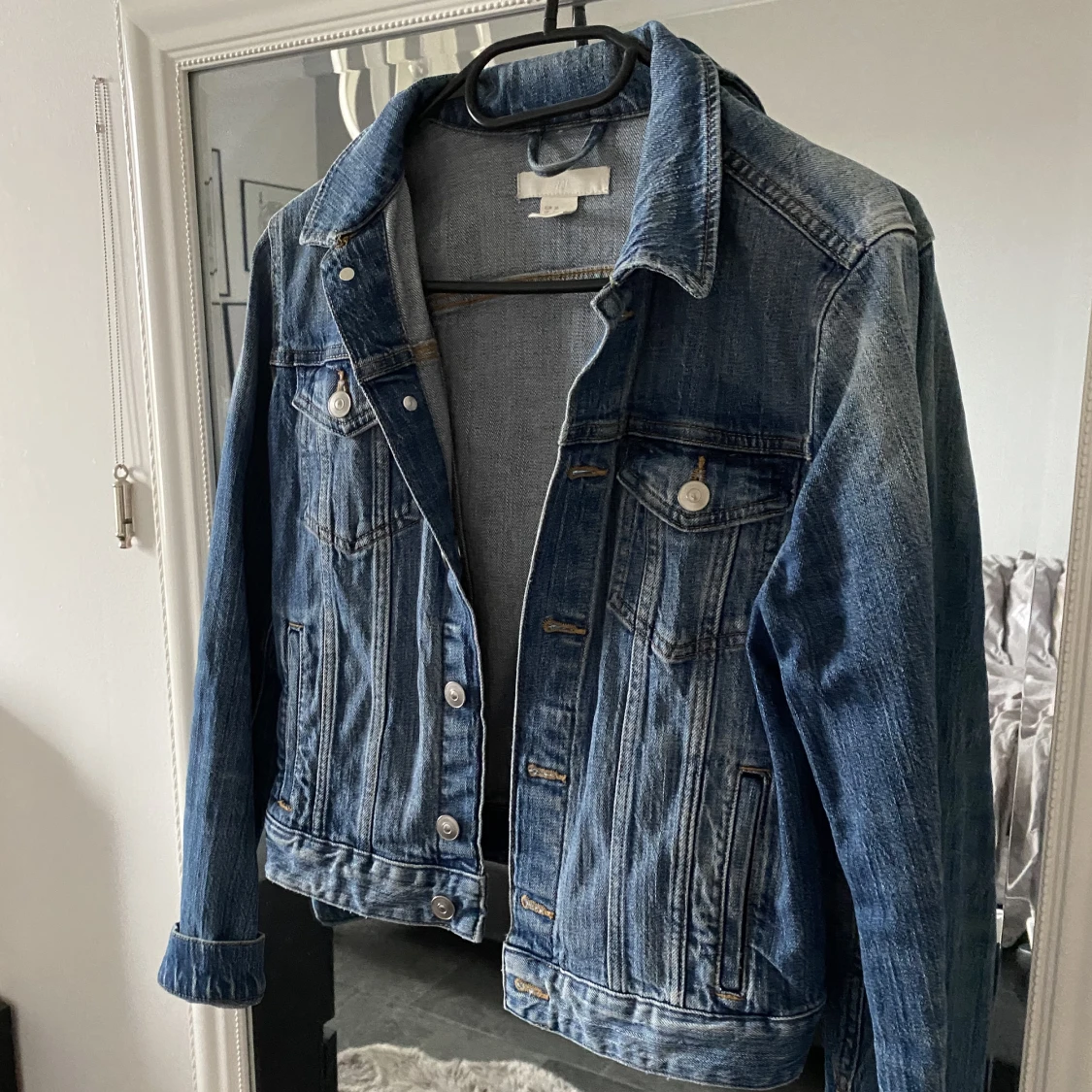 Blå jeansjacka  - 90