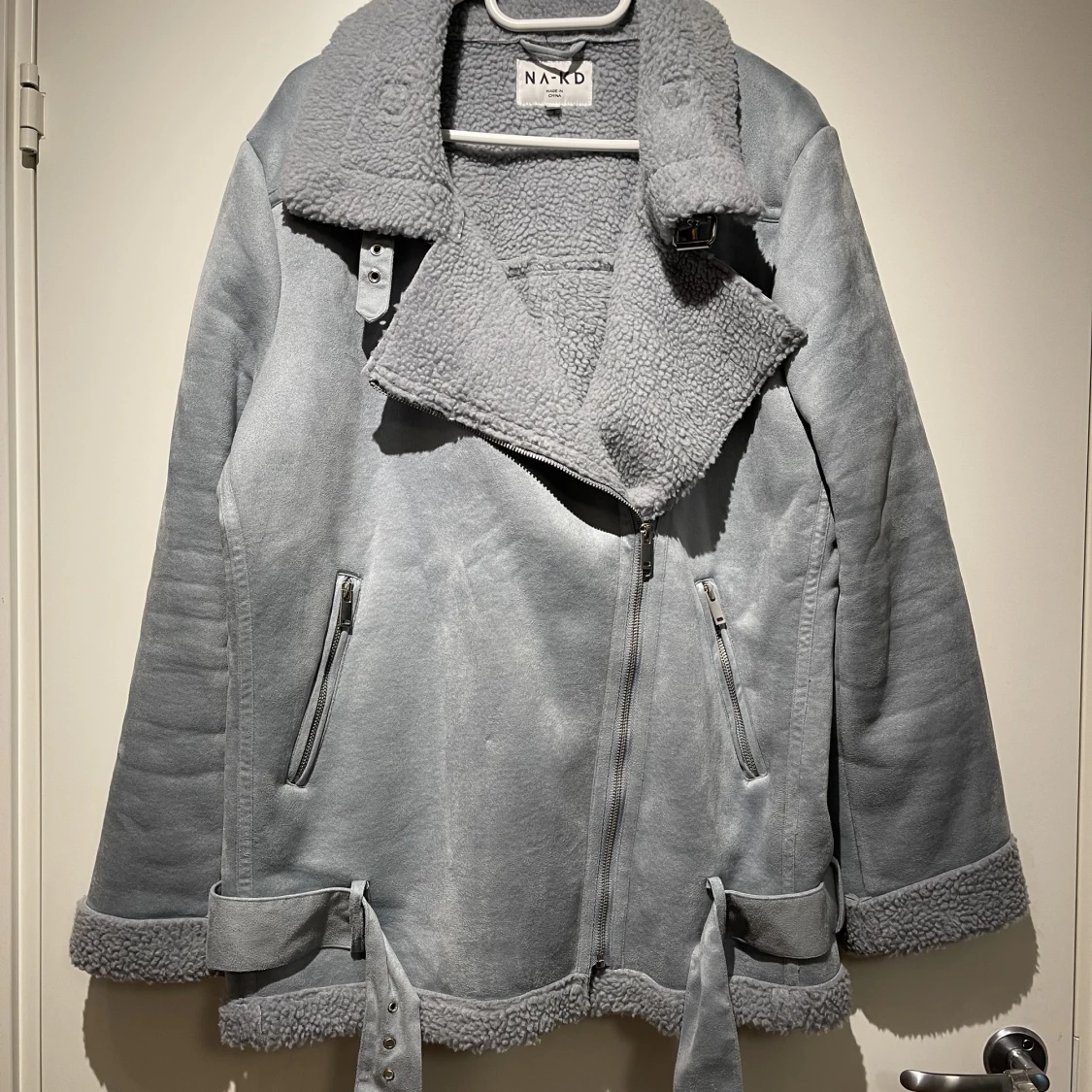 Ljusblå Aviator Jacka