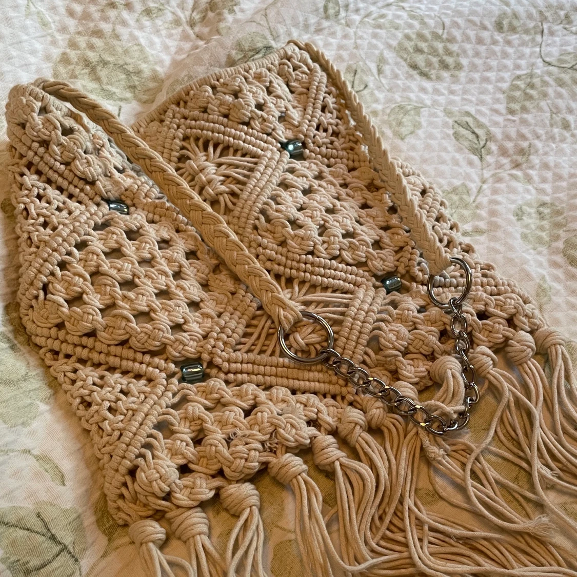 Virkad strandväska  - 91