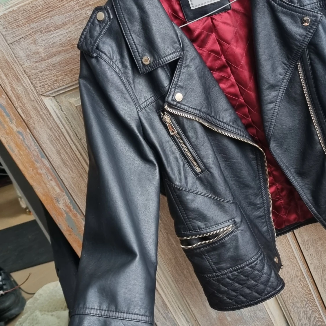 Leather Jacket Size S - 90
