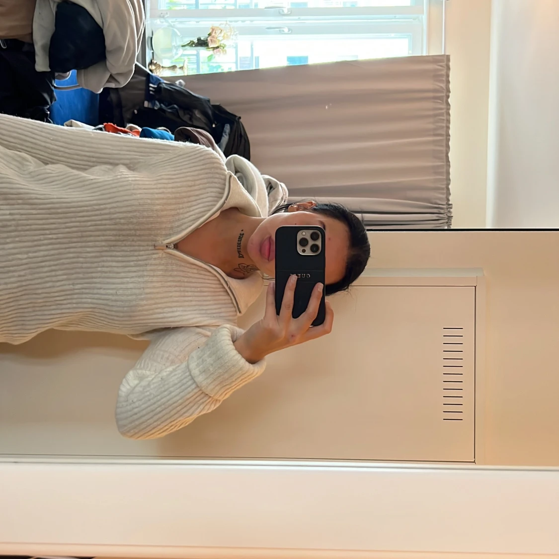 Whool blend, stickad tröja  - 90