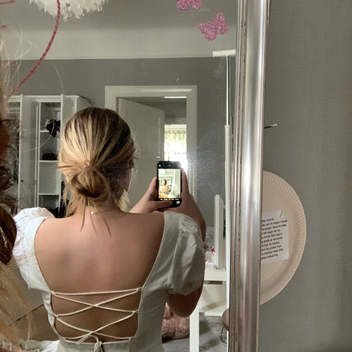 Vit klänning zara - 90