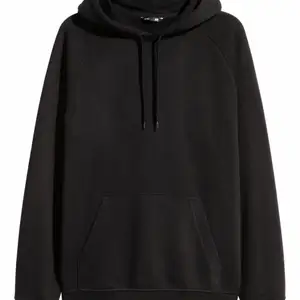 Svart hoodie från H&M. Den är i storlek S men känns som en XS 🖤