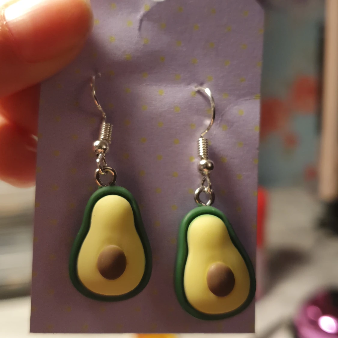 Örhängen avokado  - 90