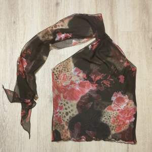 Vintage blommigt linne