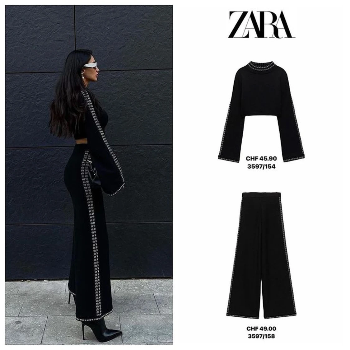 Stickad tröja Zara - 90