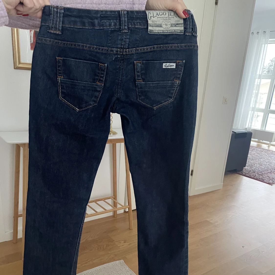 Lågmidjade jeans - 90