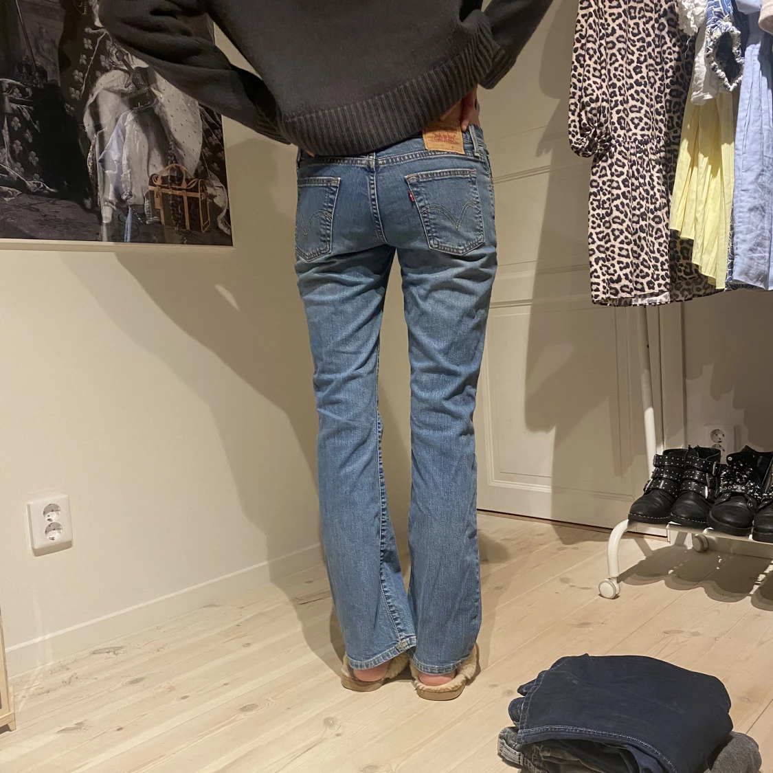Lågmidjade jeans - 90