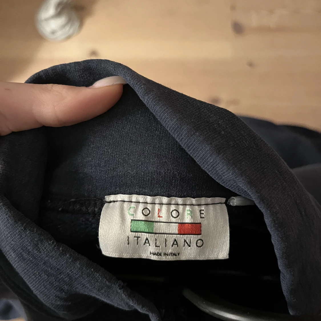 Mörkblå sweatshirt - 90