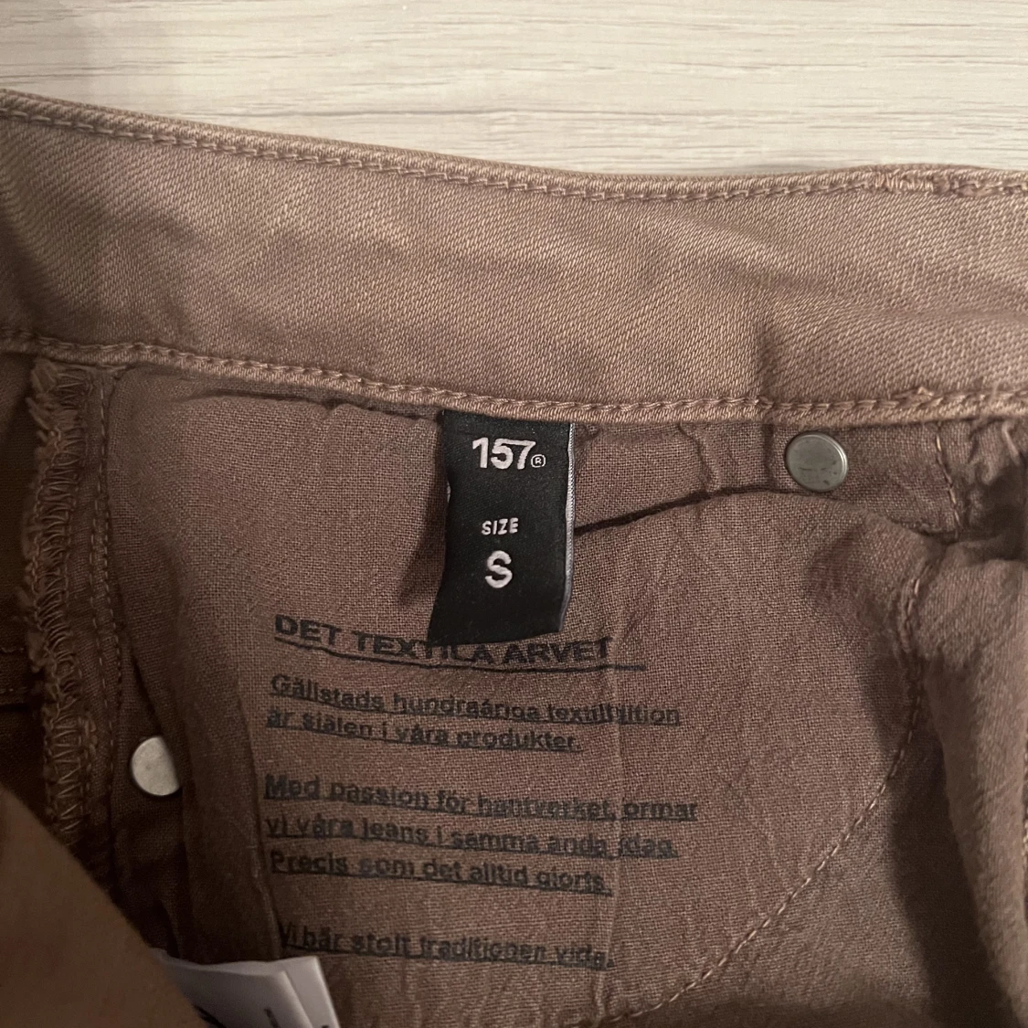 Brown High Waisted Jeans - 91