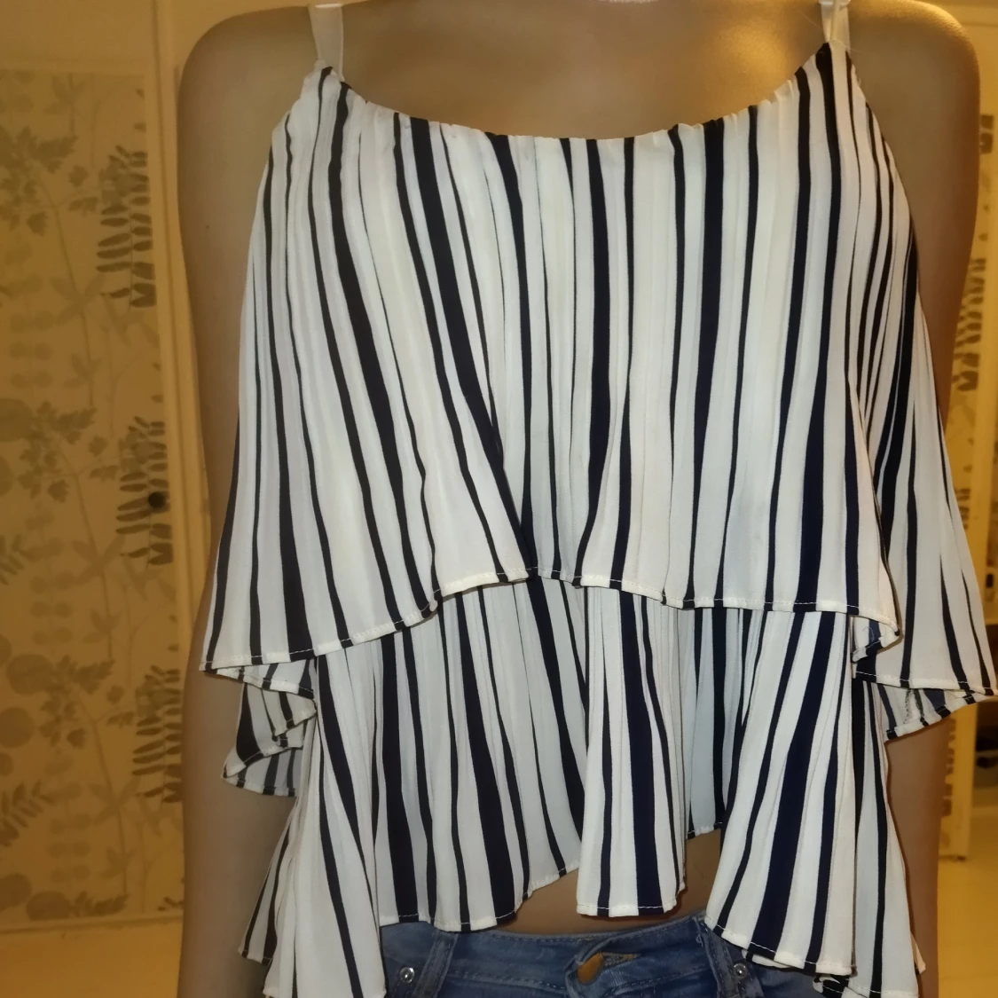 Linne med volang - 90