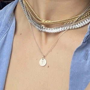 Halsband Jane Koenig - Äkta silver med bokstaven T