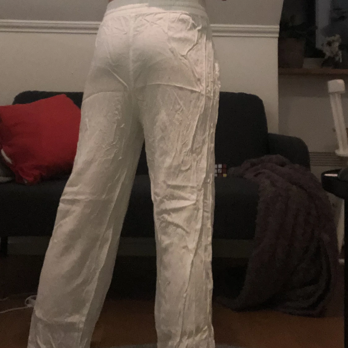 Vita sköna byxor - 90