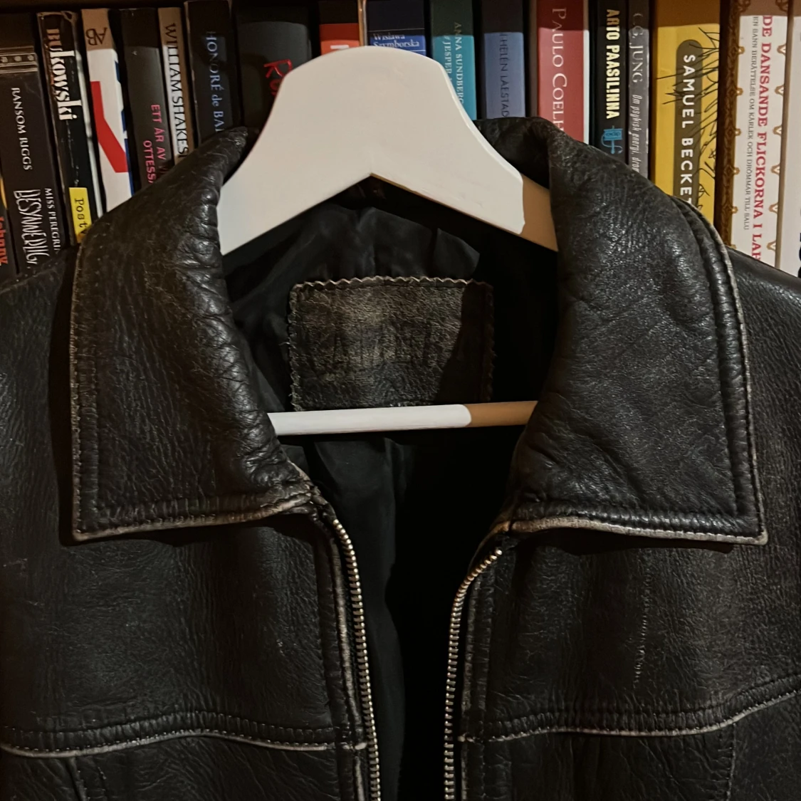 Frifräsig Läderjacka  - 90
