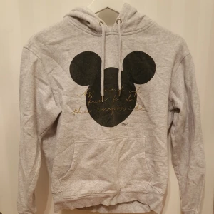 Grå mussepig hoodie - Grå hoddie med mussetryck. Inte disneys märke. Inga fläckar. 