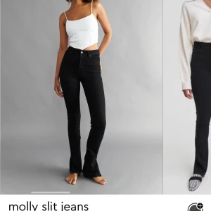 bootcut jeans - säljer dessa jeans i storlek M då jag inte använder de längre, dem är på gränsen till för korta på mig som är 170-173, jätte sköna och fina till vardags, I NY SKICK! bara använda 3 gånger typ!