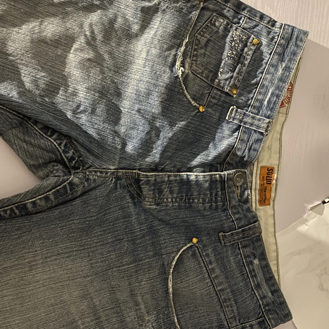 Lågmidjade jeans - 90