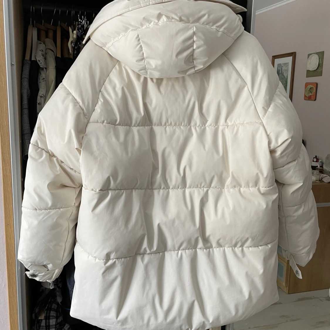 Vit zara puffer - 90