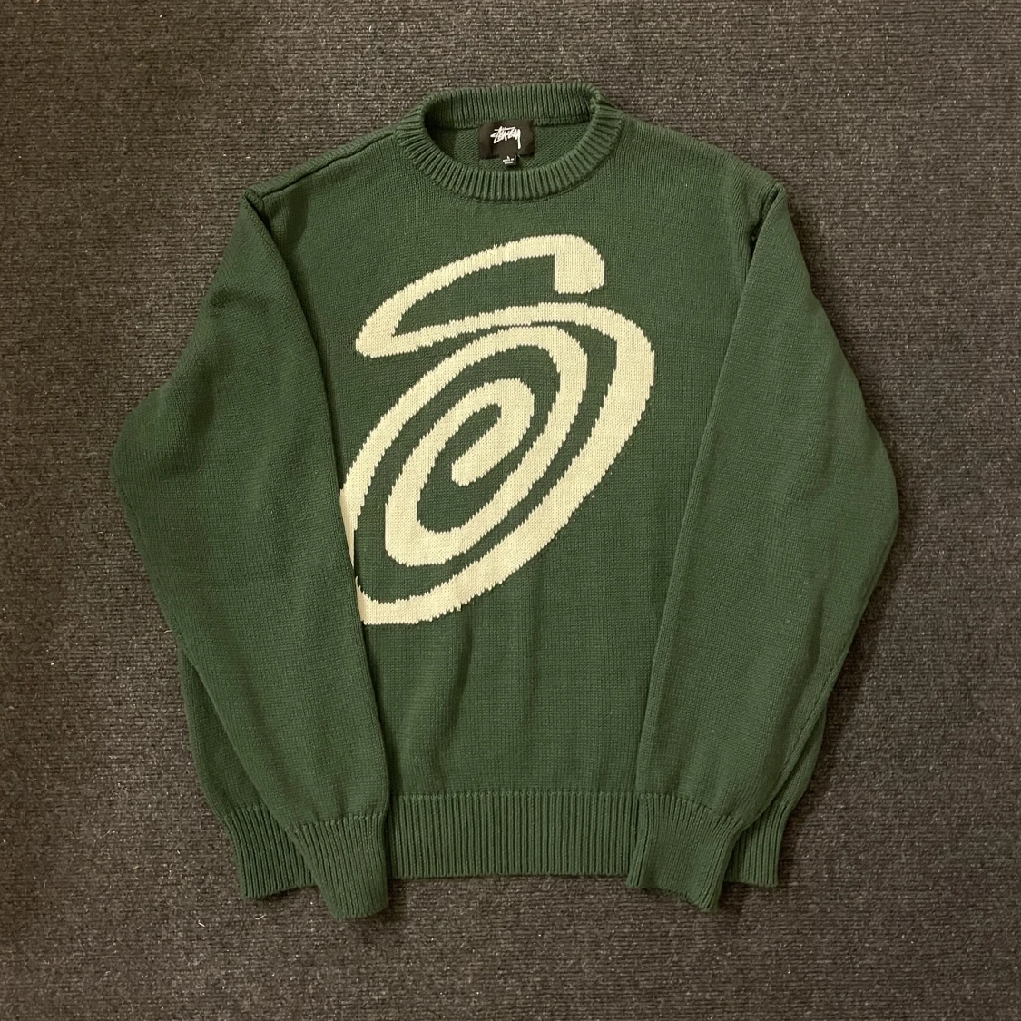 Stussy stickad crewneck
