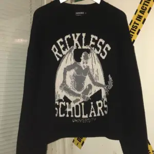 DEADSTOCK! Reckless Scholars knitted sweatshirt. Used only 3 times 