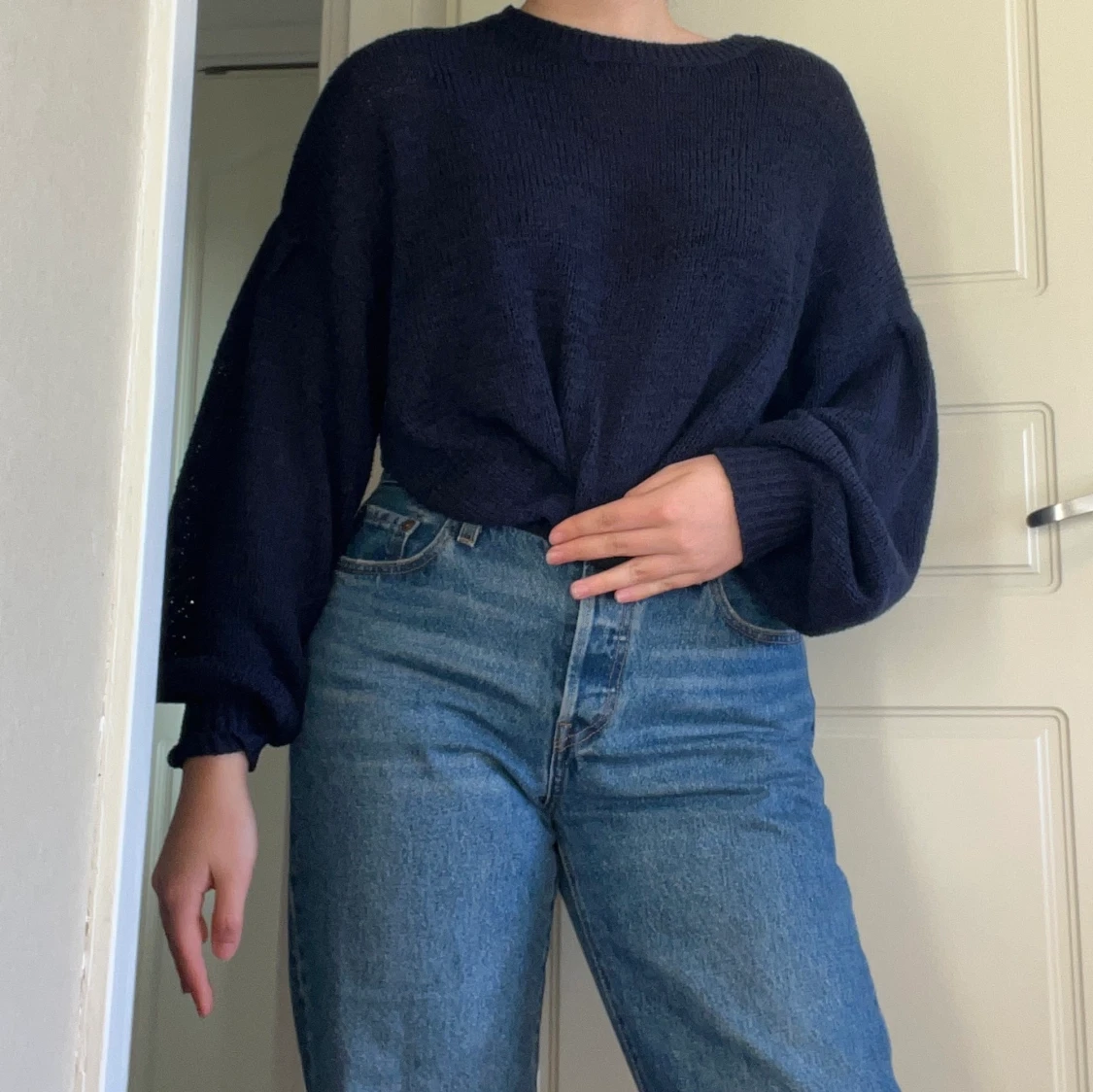 L.O.G.G stickad tröja  - 90