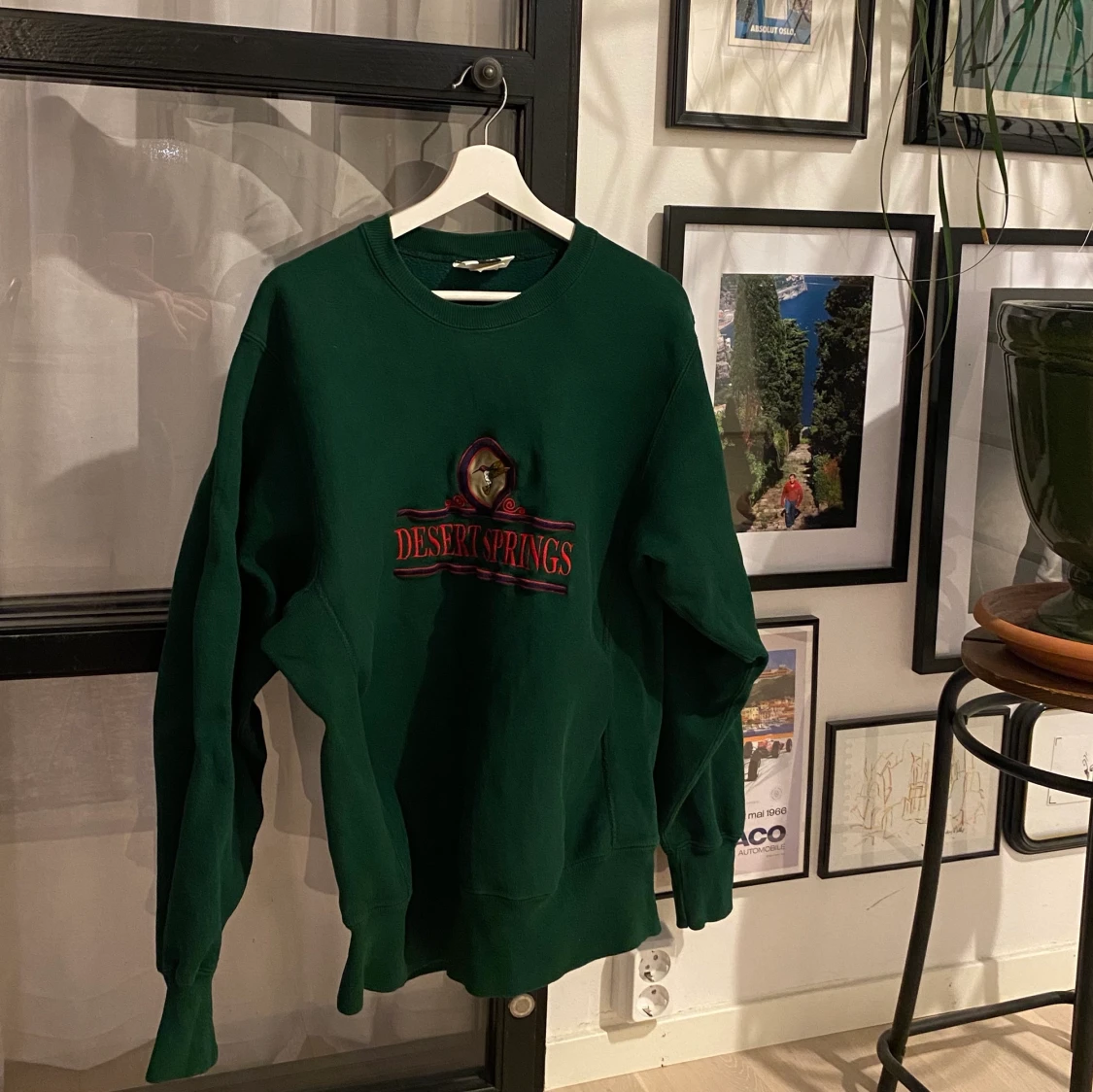 Retro grön sweatshirt från Lee - 91