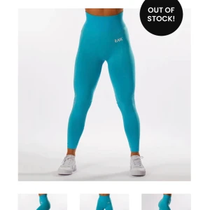 Tränings tights  - Tränings tights från RAW BRAND i färgen aqua. Endast testade. Jättefina och sköna tights köpta för 399kr. Storlek L men passar M  Köparen står för frakt - 79kr