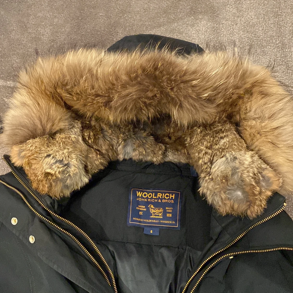 Svart Woolrich vinterjacka - 91