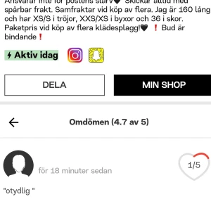 Omdöme - Tänkte bara meddela att den profilen blev irriterad för att en annan hann köpa varan före henne, så vet ni vad det handlar om💕💕