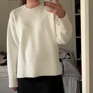 Vit stickad tröja - Stickad tröja från zara i stl S, 250+frakt