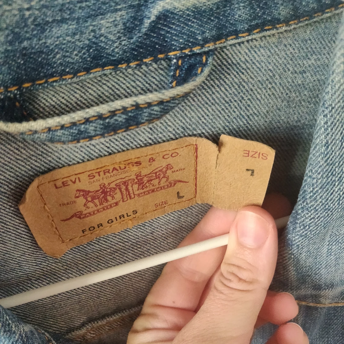 Vintage Levis jeansjacka - 91