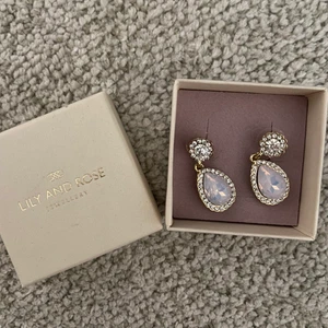 Örhängen  - Mycket fint skick. Alla stenar kvar.