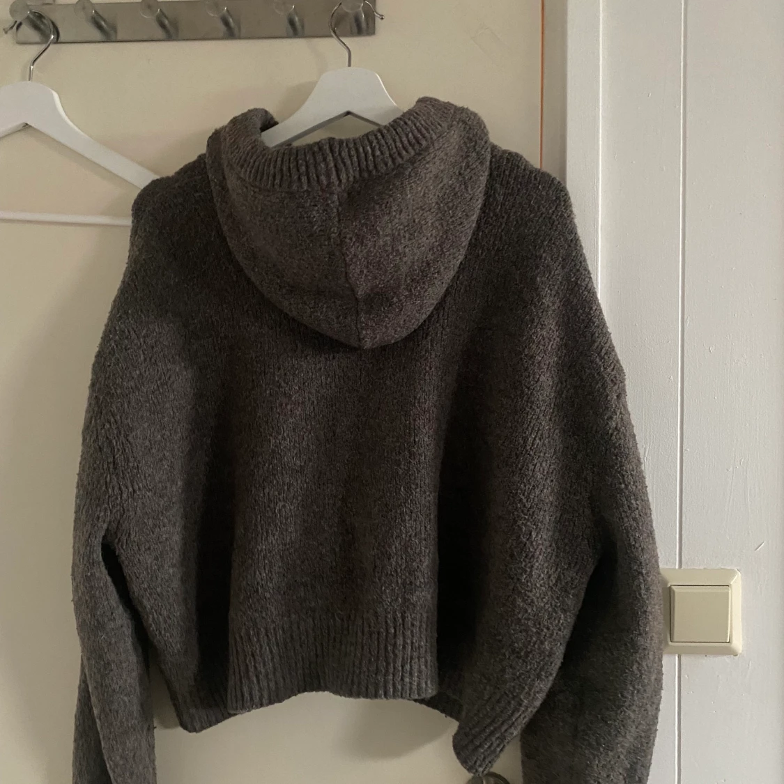 Stickad zip hoodie zara - 90