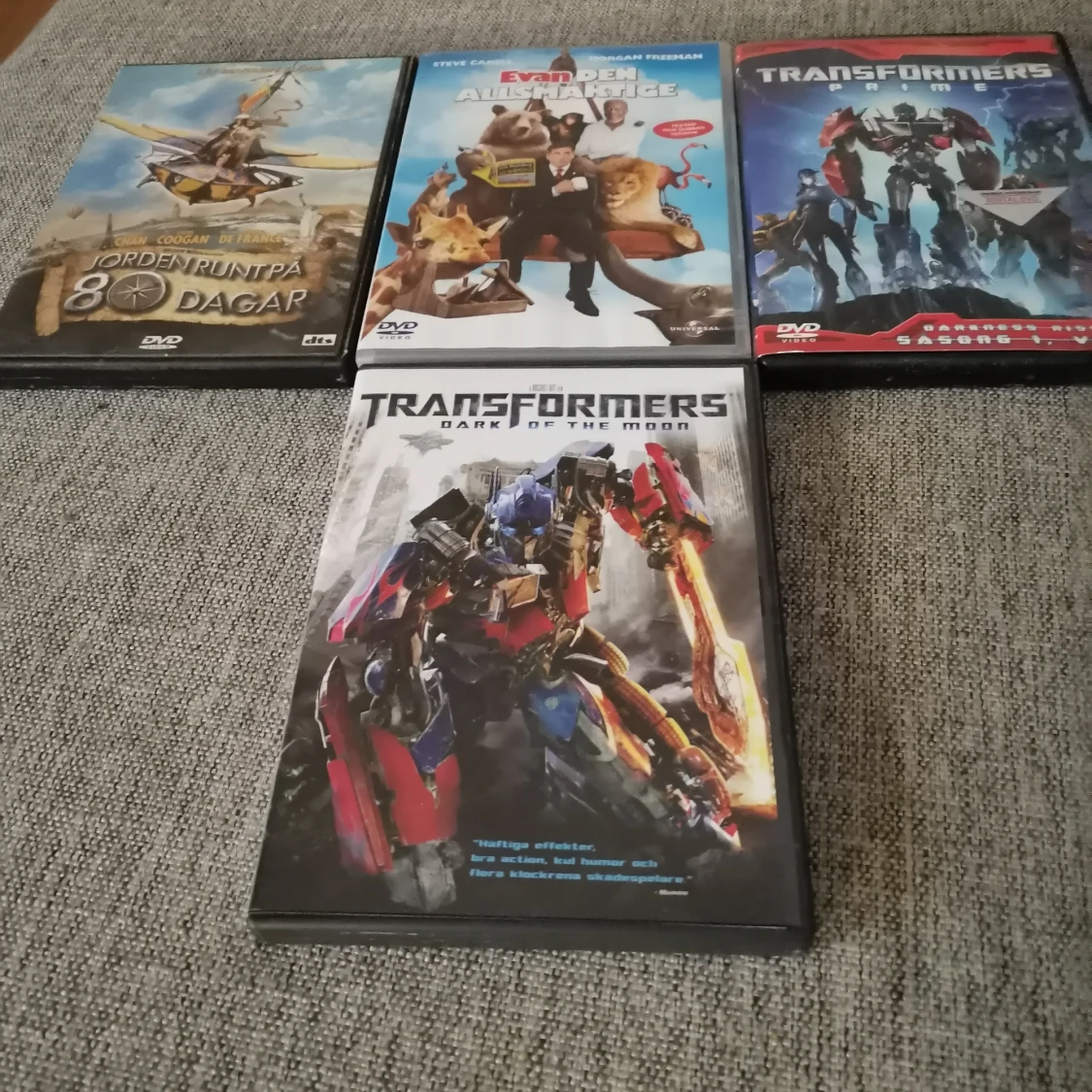 4 st dvd filmer 20 kr st eller alla för 80