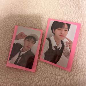 Säljer photocard på Bangchan och I.N från stray kids! 30 kr styck + 15 kr frakt