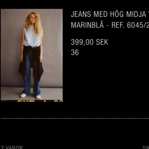 Zara jeans - wide leg  - Så snygga jeans från zara som tyvärr blivit försmå. Storlek 36, modellen heter wide men är relativt raka i benen. Hör av er för fler bilder eller vid frågor! Säljer 2 byxor till i samma modell, ljusblå och svart!❤️❤️