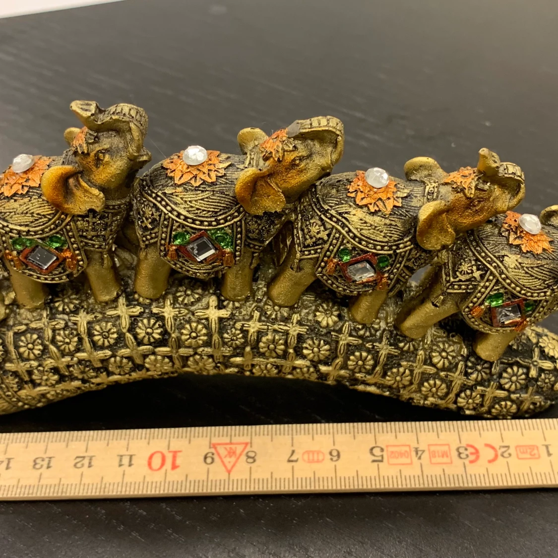 Elefant familjen prydnad 