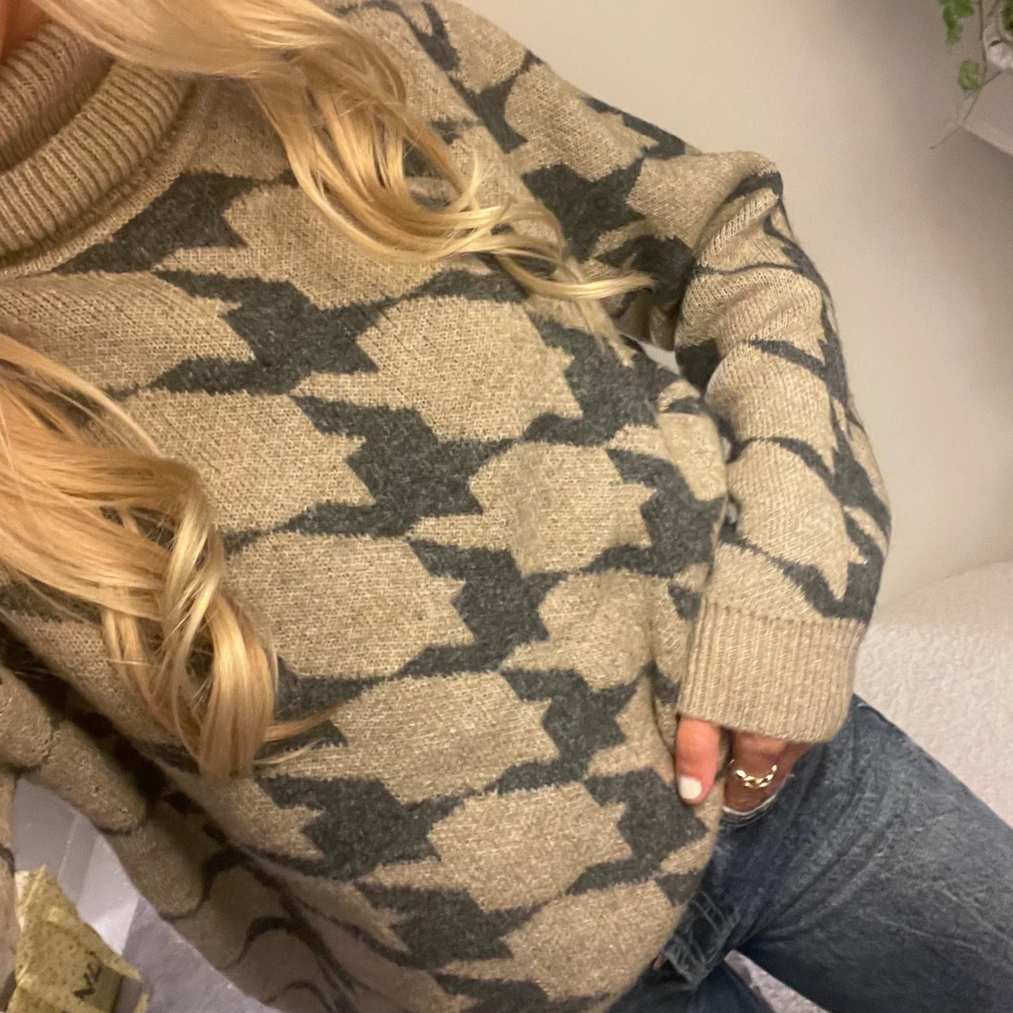 Stickad tröja - 90