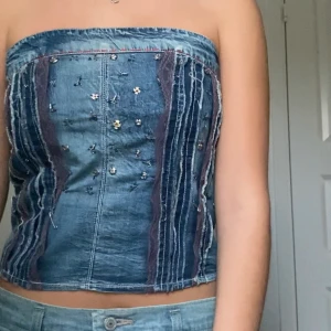 Jeans topp kjol - Säljer nu denna super fina jeans topp/kjol💓