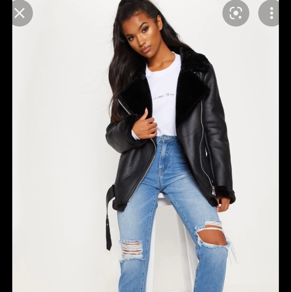 Black ovesized jacket - 91