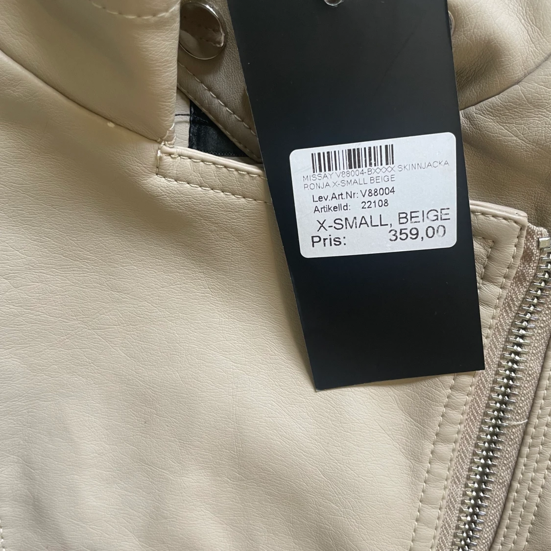 Skinnjacka beige - 91