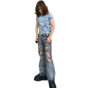 Tiedye t-shirt - Cool tiedye tröja från Kappahl med små rhinestone liknande detaljer.