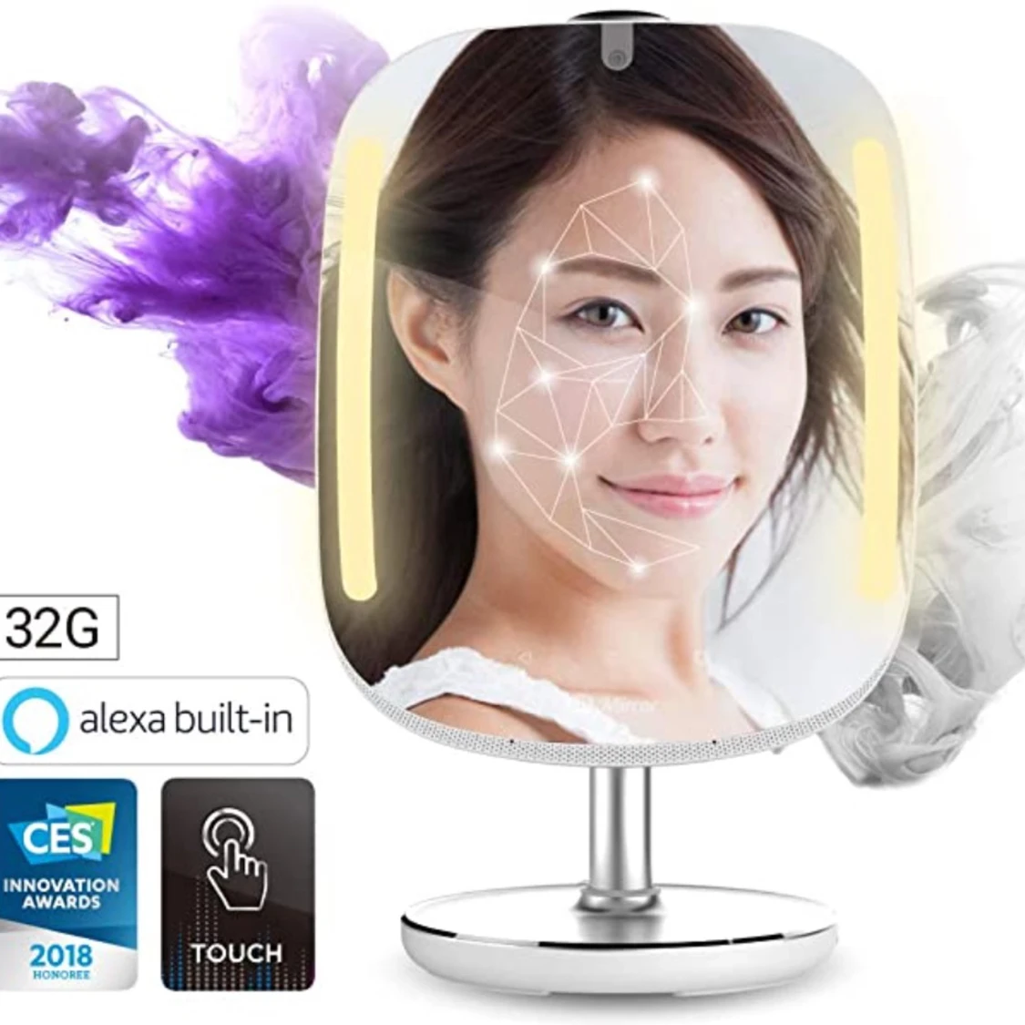 HiMirror Mini | Sminkspegel med ljud och ljus som analyserar din hud