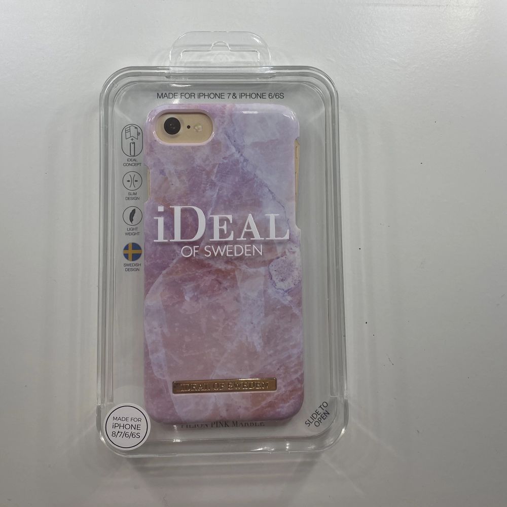 iDeal Of SWEDEN Case Till IPhone 7 & IPhone 6/6s Färg: Pilion Pink Marble Skick: Nyskick (försluten förpackning). Accessoarer.