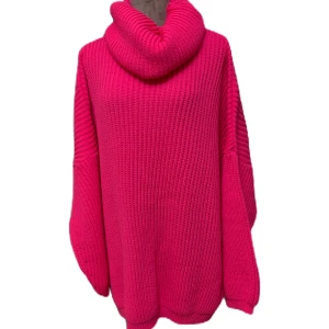 Oversized tjocktröja  - Oversized tjocktröja i skrikrosa. 