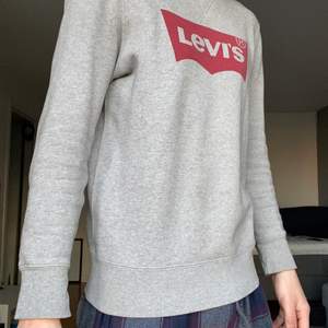En grå Levis tröja för herr storlek medium. Tröjan är några år men har inga skador eller märken alls. Tyget är lite trött men fortfarande riktigt fint skick
